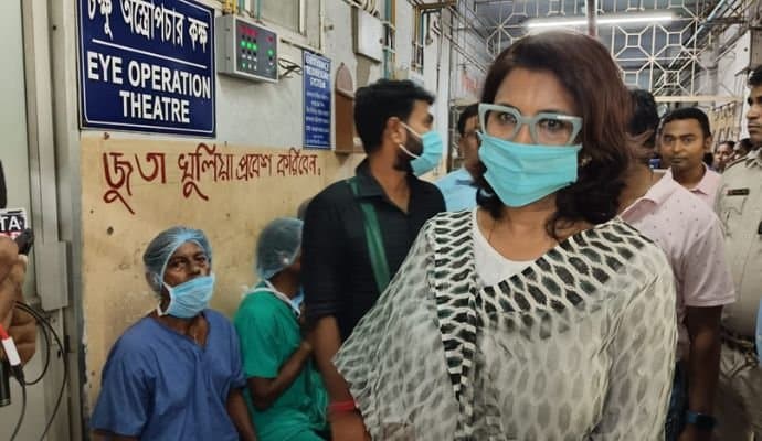 rachana benerjee inspection the hospitals gnr