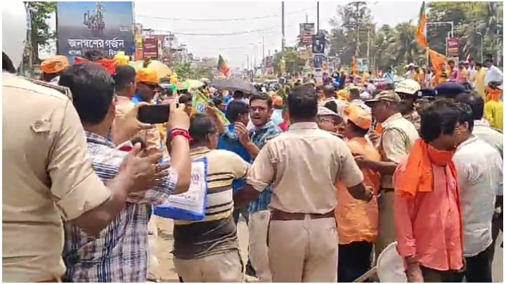 Clashes over abhijit ganguly's nomination at tamluk