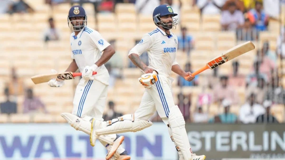Ashwin scores century against Bangladesh in Chennai, ashwin-jadeja records highest 