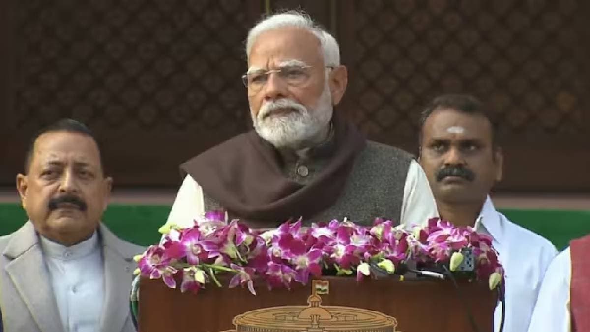 no foreign meddling for 1st time in 10 years before budget session pm modi jabs Opposition