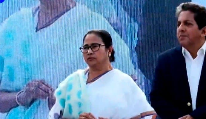 Mamata Banerjee at Gangasagar