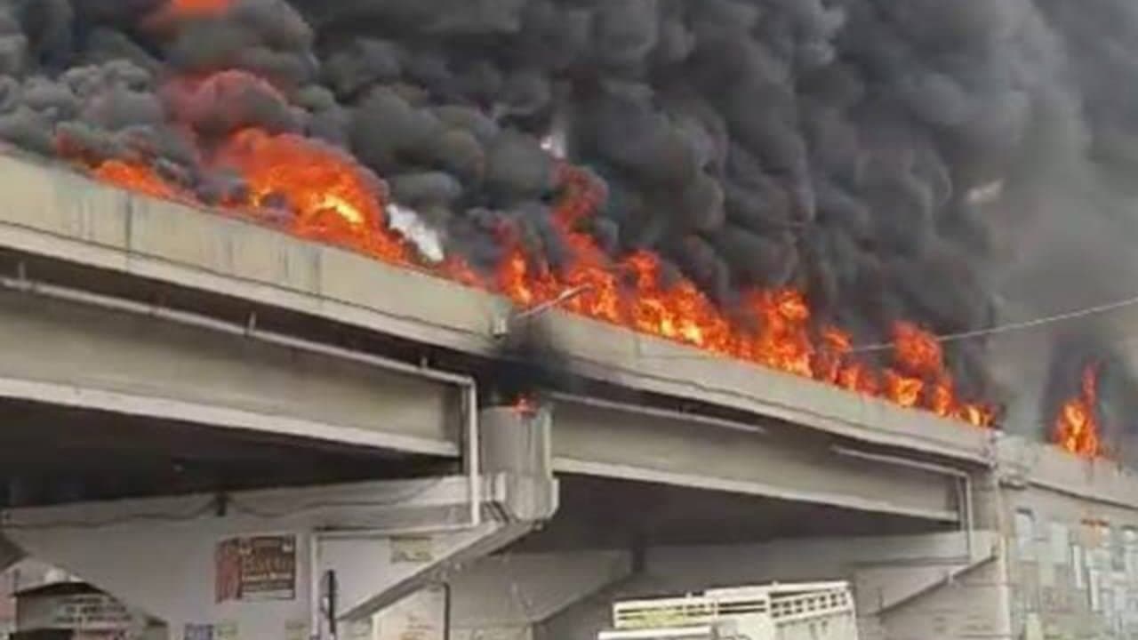 Fuel Tanker Catches Fire