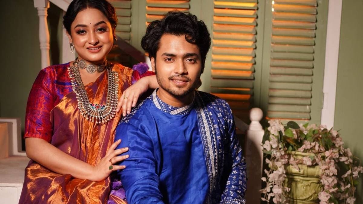Debdatta Raha and Hiya Roy explore Poila Boisakh fashion 