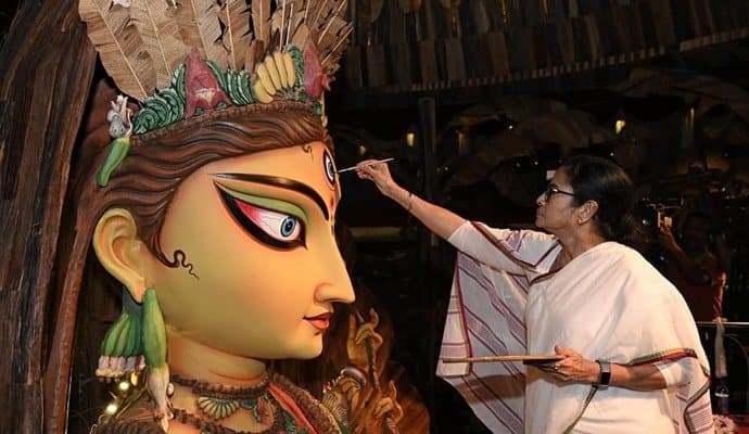 Mamata Banerjee will hold meeting with the Durga Puja committees om 23rd 