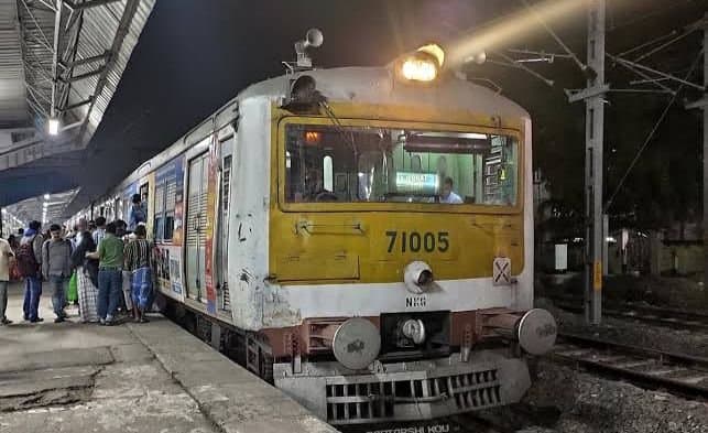 local train service dispute due to maintenance work at dum dum station