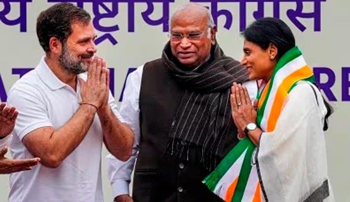 YS Sharmila, Jagan Reddy's Sister, Joins Congress Ahead Of 2024 Polls