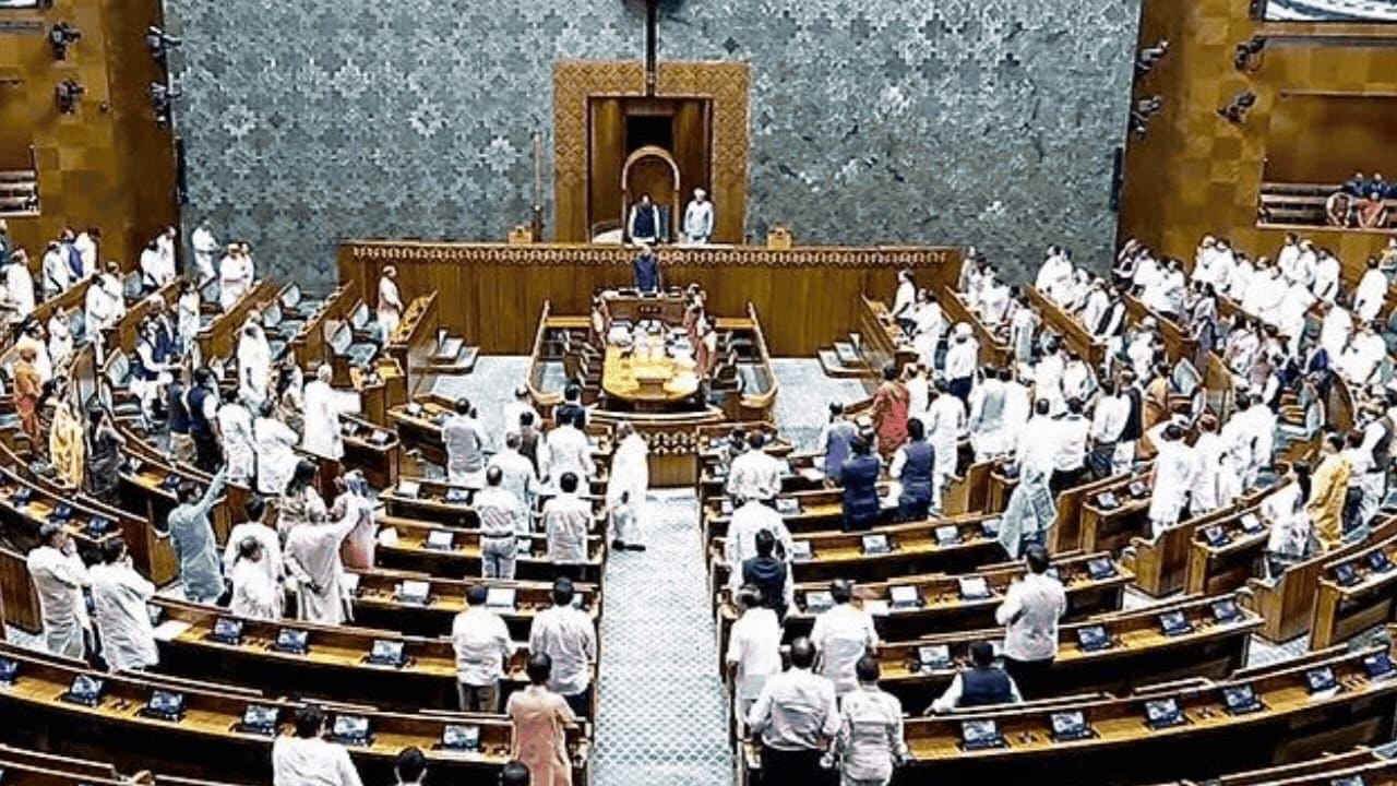 uproar over neet issue in Parliament 