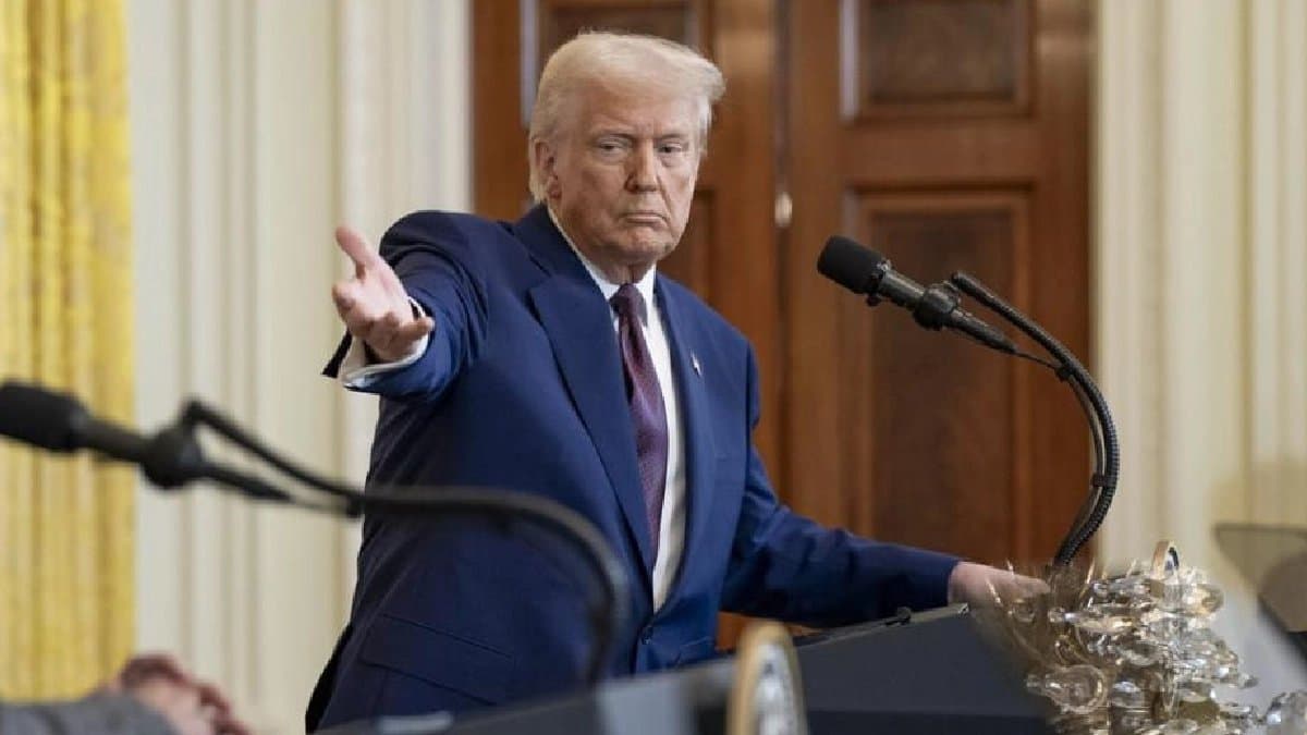 US President Donald Trump  Imposes Additional 25  per centTariff On India