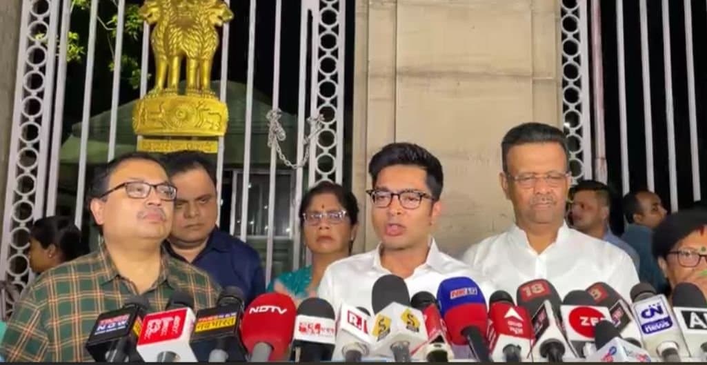 Abhishek Banerjee at rajbhavan