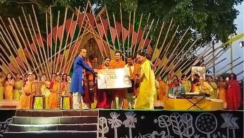 Basanta Utsav in shantiniketan organised ny purabi