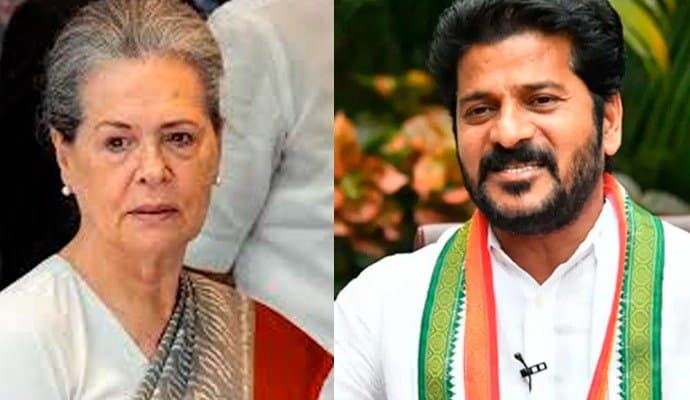 Revanth Reddy Urges Sonia Gandhi To Contest  Polls From Telangana