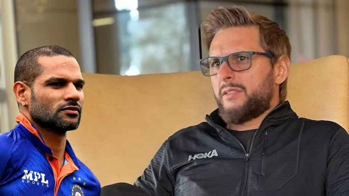 Shikhar Dhawan Gives Stern Response to Pakistan Former Cricketer Shahid Afridi