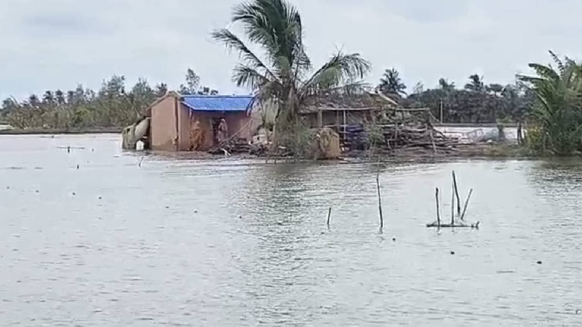 South 24 Parganas Flood Alert: River Embankment Collapses in Patharpratima