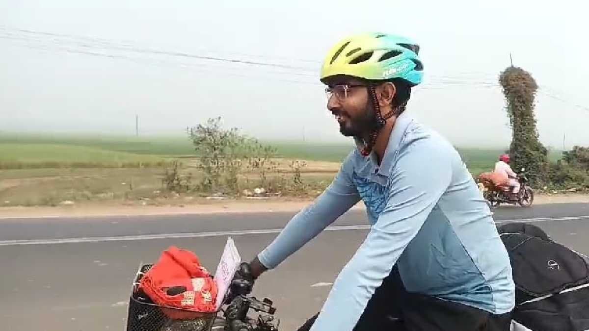  Cycling to the world with a message of environmental protection gnr