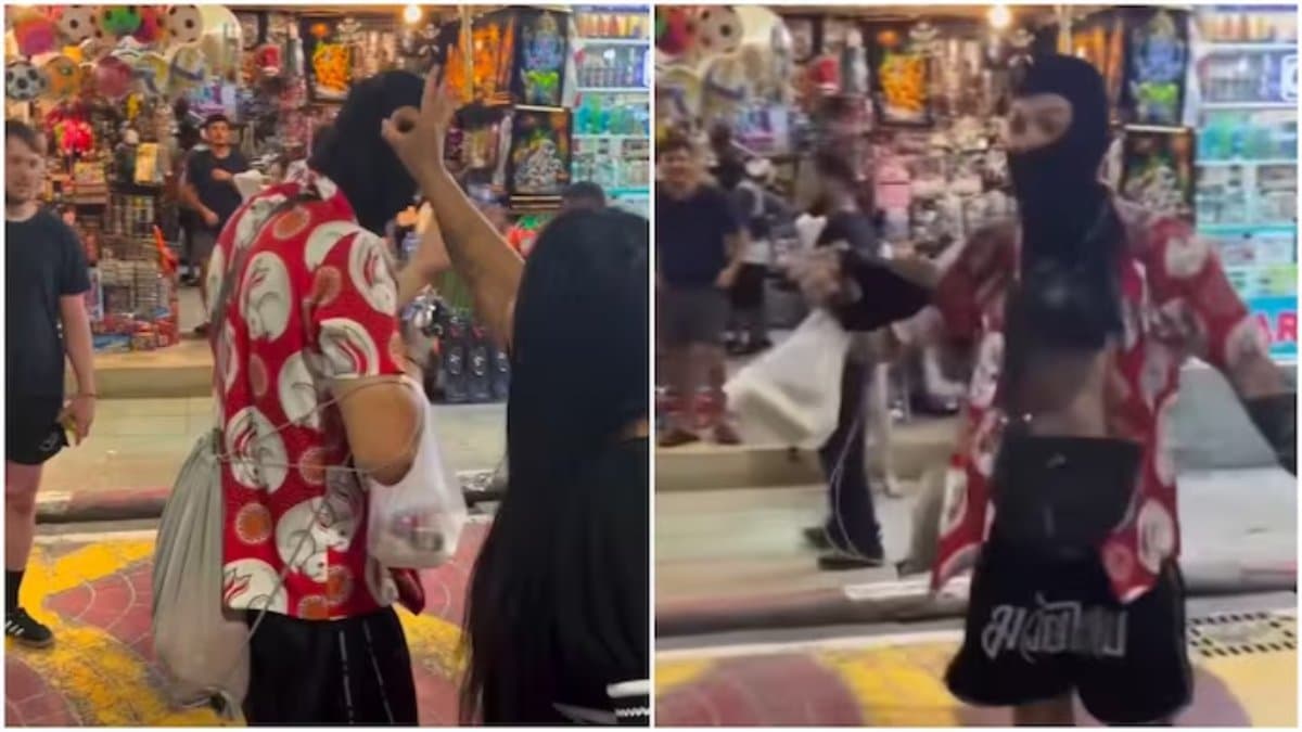 Tourist yelled at woman for flicking his pet cockroach