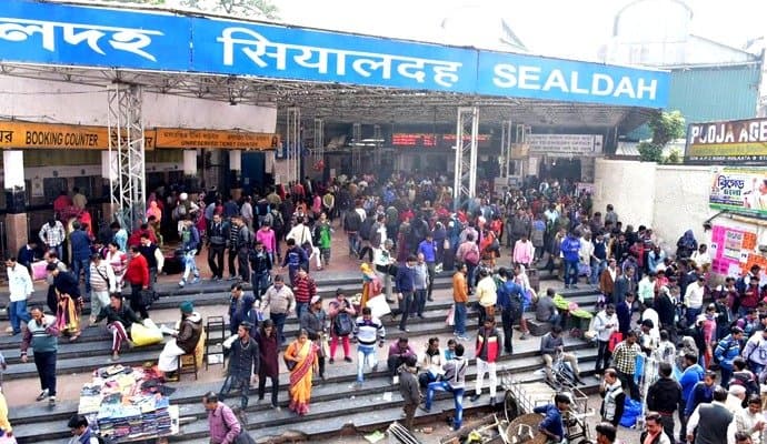 First request, then other way, the rail took decision to free sealdah station area from the hands of encroachers gnr