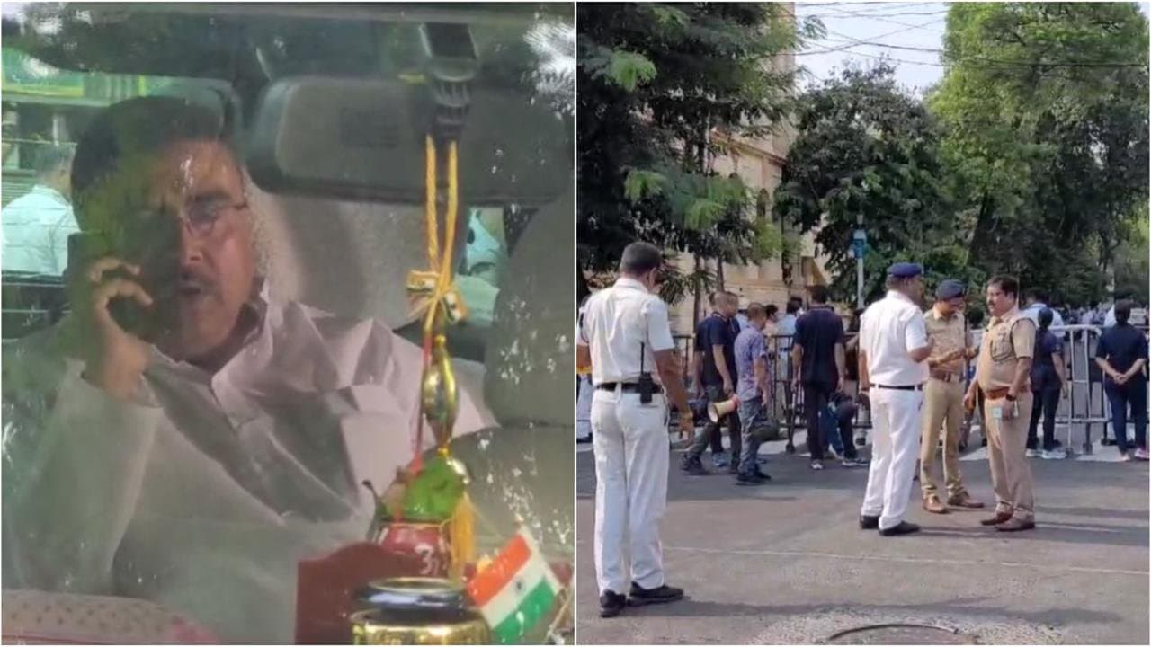 suvendu adhikari at raj bhavan