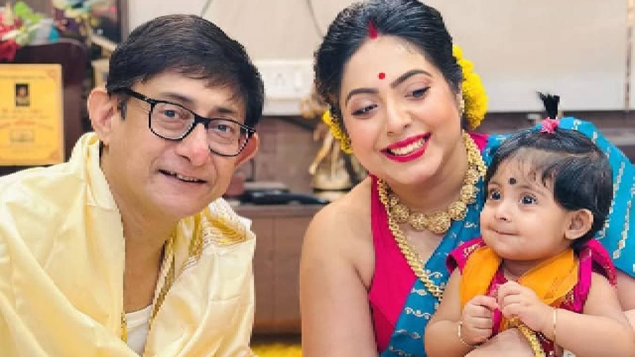 Tollywood actor Kanchan Mullick write a birthday wish for his daughter Krishvi s first birthday 