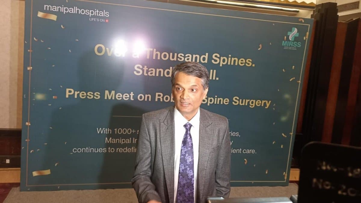 Manipal Institute of Robotic Spine Surgery showing ways to new life to those who have problem in spine