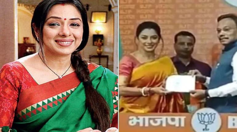 TV actress Rupali Ganguly joins BJP at party headquarters