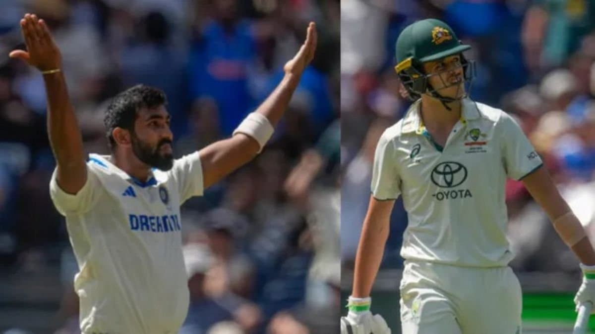  Jasprit Bumrah wins battle against Sam Konstas spt 