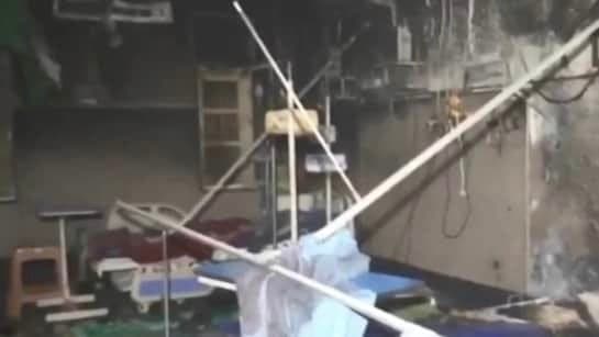 Huge Fire Breaks Out At Hospital In Madhya Pradesh Over 190 Patients Rescued
