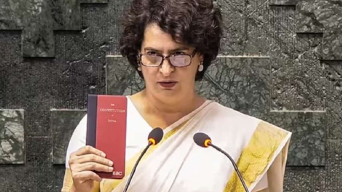 Priyanka Gandhi Vadra takes oath as Lok Sabha MP gnr