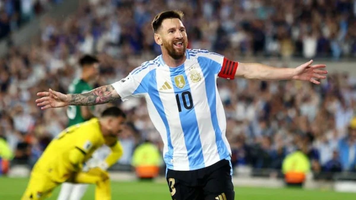 Lionel Messi scored his 10th international hat-trick and went level with Cristiano Ronaldo spt 