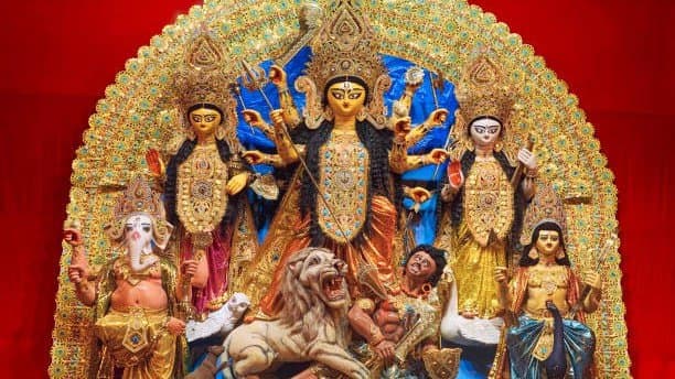 Marginal People Were Given  Attires For Upcoming Puja