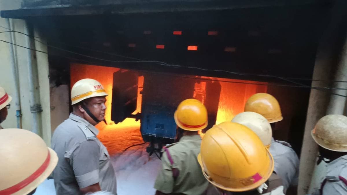 Fire in Transformer blast