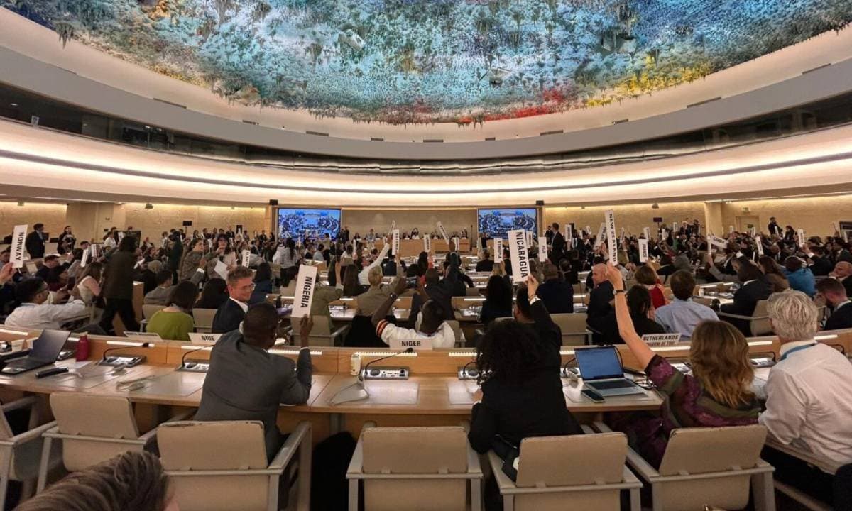  78th World Health Assembly had an international crisis and political protest