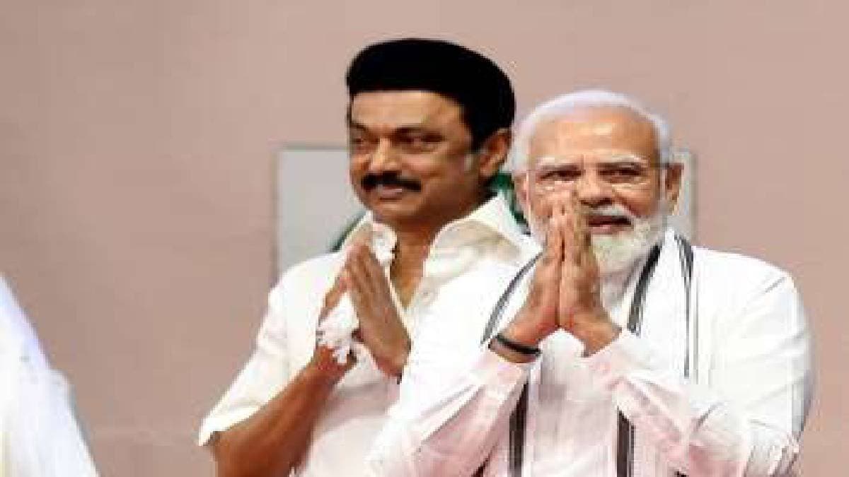 Get letters from Tamil Nadu leaders none are signed in Tamil PM Modi took a dig at CM Stalin