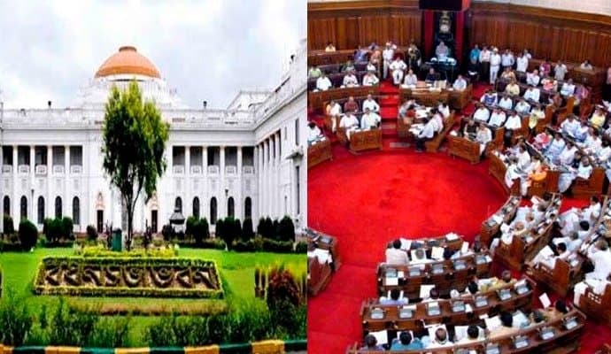 budget session began in the Legislative Assembly under tight security