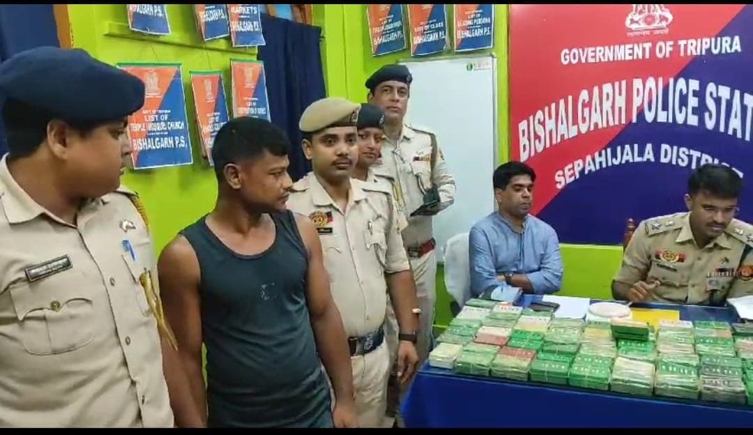Heroin smuggling one detained in Tripura