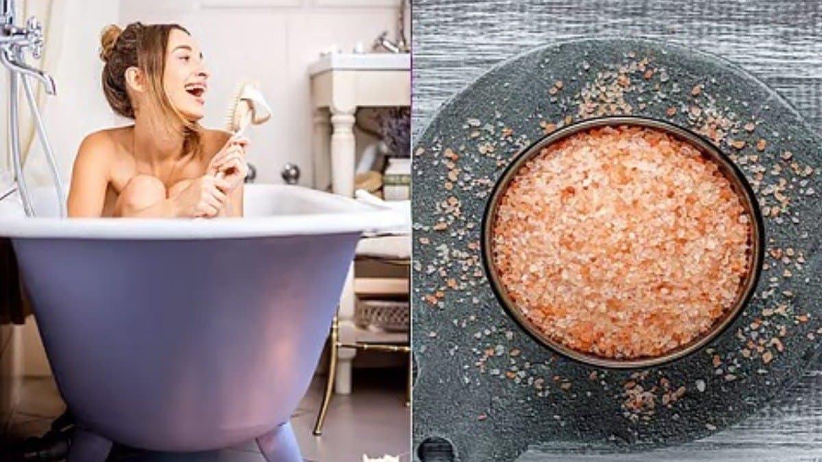 Taking bath in salt water reduce body pain tension and helps to good sleep