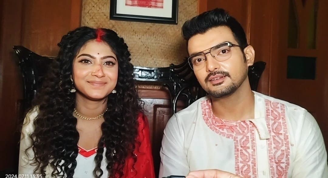 Rudra Gouri's wedding scenes in Star Jalsha's Horo Gouri Pice Hotel ent
