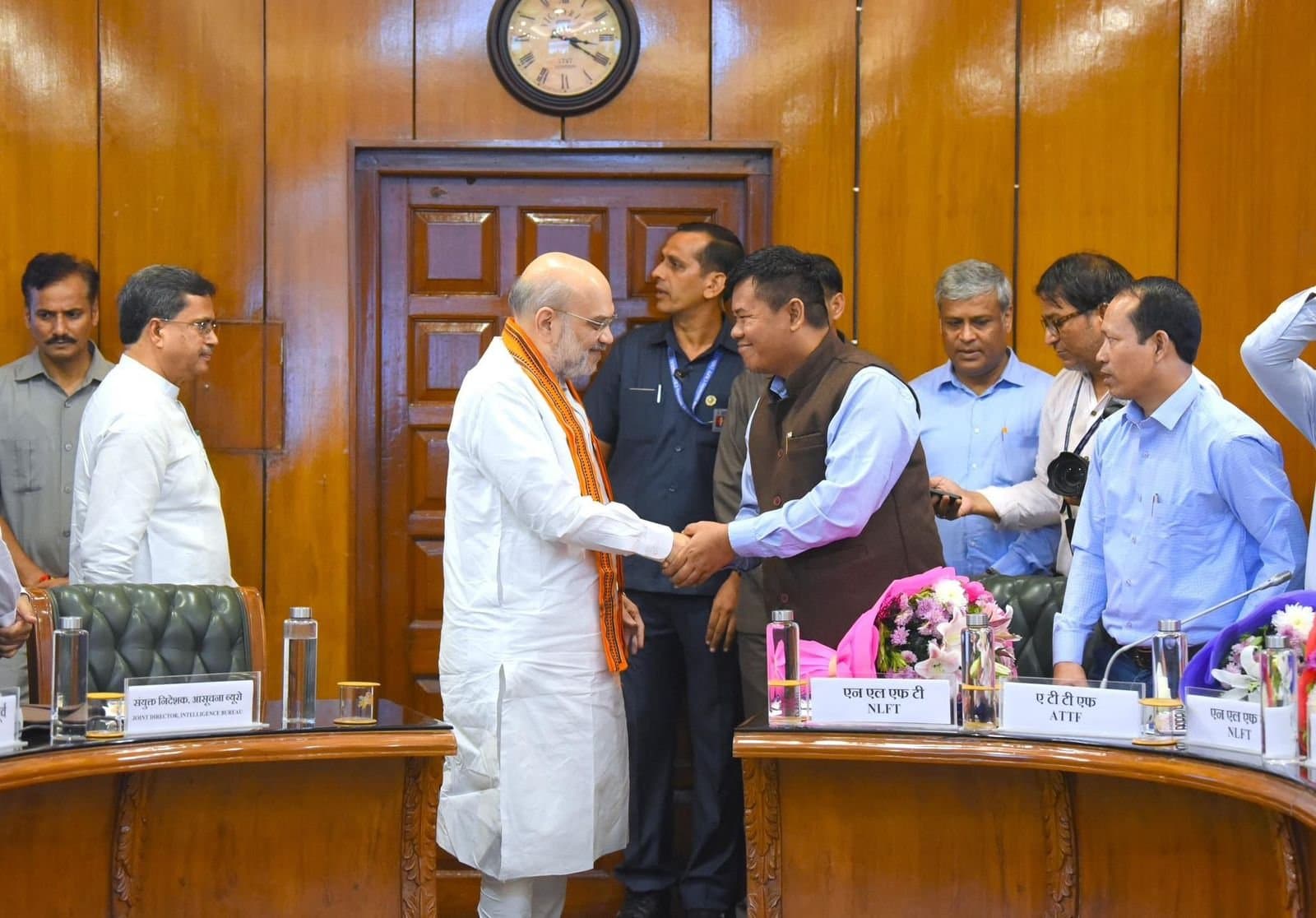 Tripura peace movement with the help of central gov gnr 