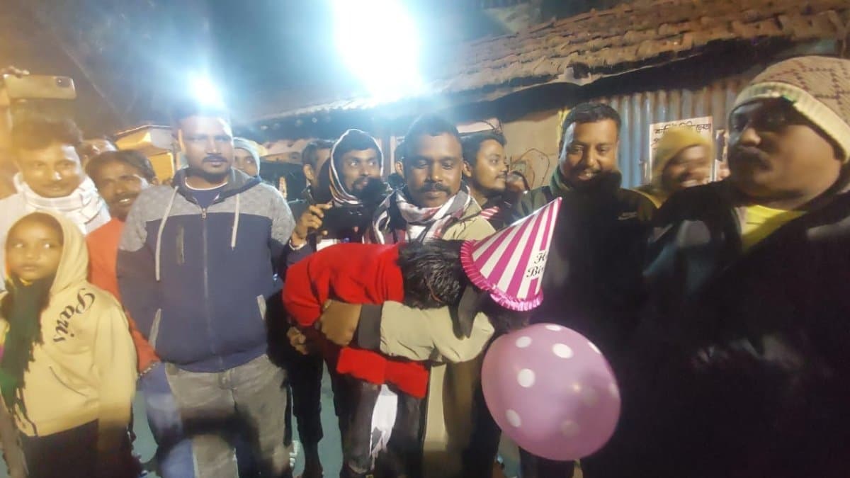 Few men celebrated pet goat s birthday in Chinsurah gnr