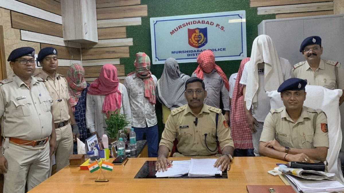 Seven arrested for running illegal business in Murshidabad hotel