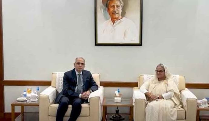 sheikh hasina meeting with india foreign secretary