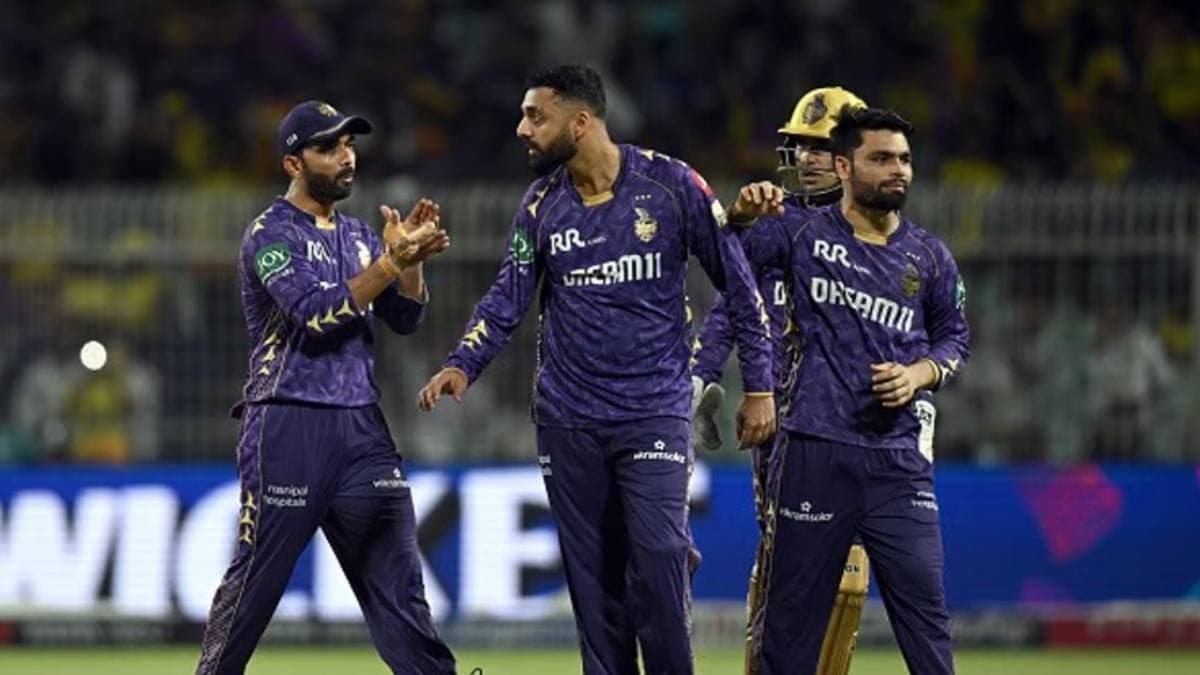 IPL 2025: Kolkata Knight Riders spinner Varun Chakaravarthy has been fined 25 per cent of his match fees spt 