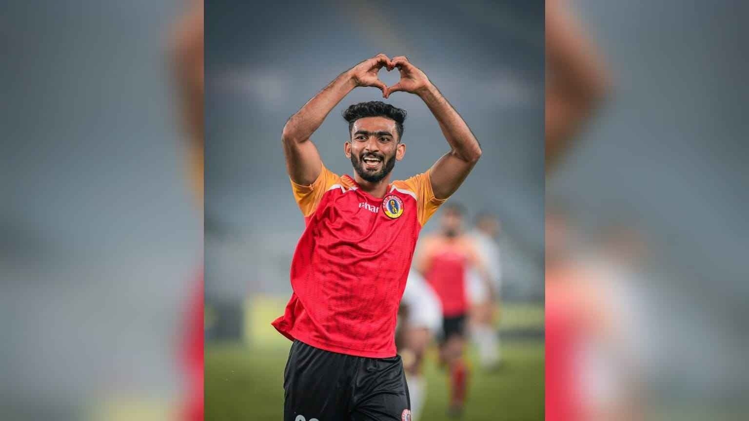 What pep talk did Oscar Bruzon give to the players in the halftime of east bengal-punjab match? Spt 