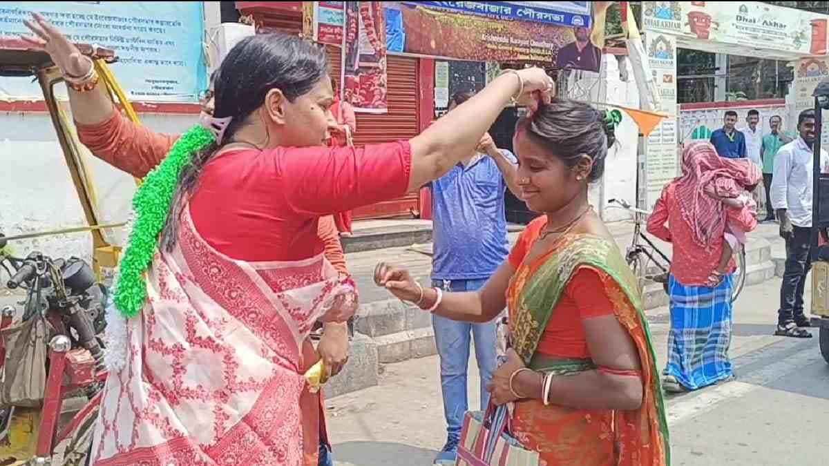 Women of Malda celebrated the successful Operation Sindoor 
