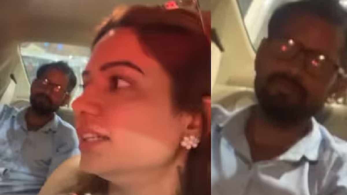Cab Driver Falls Sick women drives the car