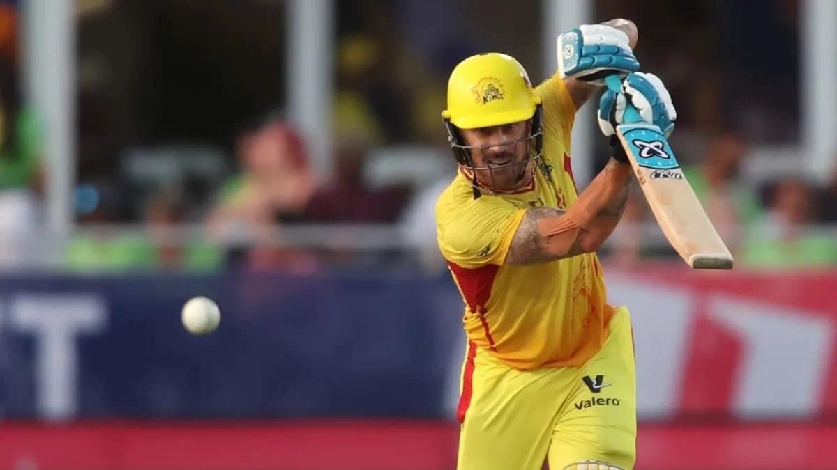  Faf du Plessis creates massive record with selfless retired out in MLC 