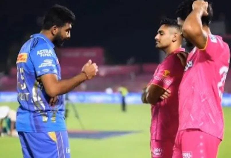 Jasprit Bumrah motivates former CSK pacer after Rajasthan match 