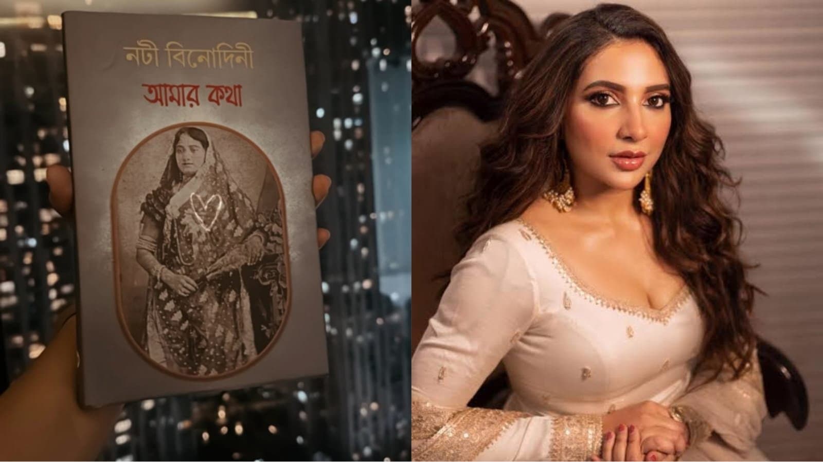 Subhashree Ganguly preparing herself for the character of Binodini 