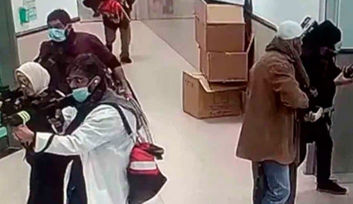 israel army attack on gaza hospital, three dead