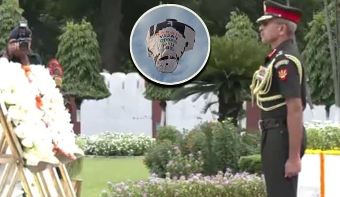 Kargil Vijay Diwas: ফোর্ট উইলিয়ামে পালিত ২৫ তম কার্গিল বিজয় দিবস, উত্তর কলকাতায় উড়ল ফানুস
