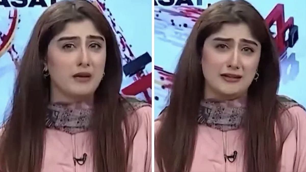 Pakistani News Anchor Breaks Down in Tears After Operation Sindoor